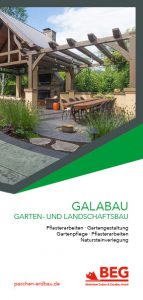 Die Titelseite des Flyers GaLaBau zum kostenlosen Download.