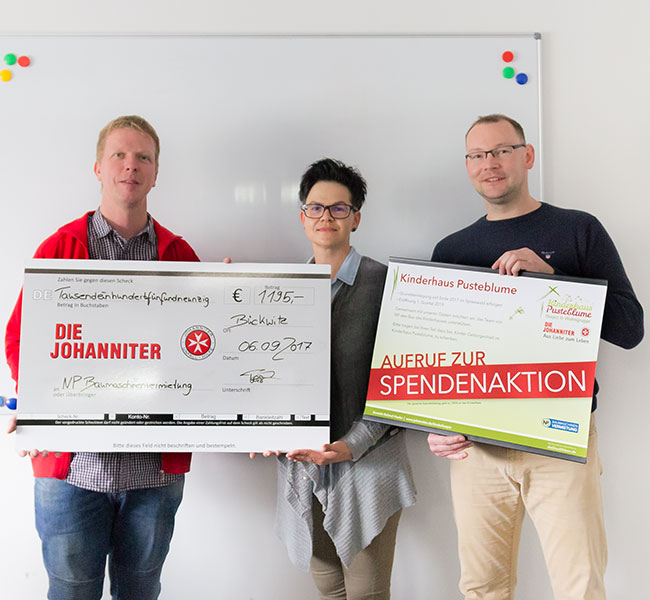 BEG-News-Spendenaktion News - Spendenaktion für die Johanniter.